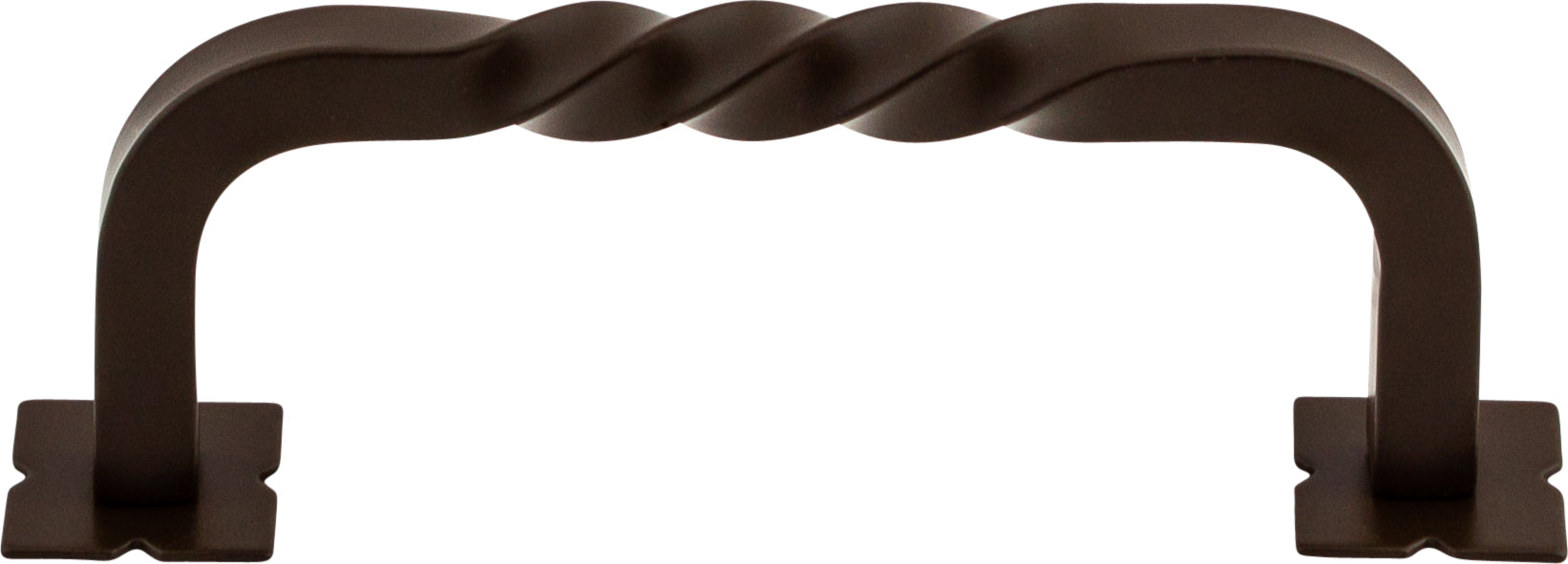 Top Knobs Square Twist Series 3-3/4"(95mm) CC Pull, Oil Rubbed Bronze
