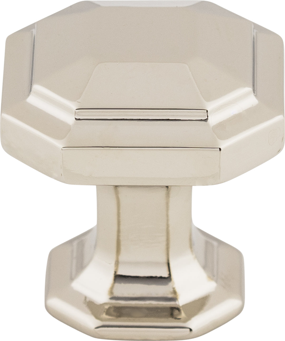 Top Knobs Emerald Series 1-1/8"L Knob, Polished Nickel
