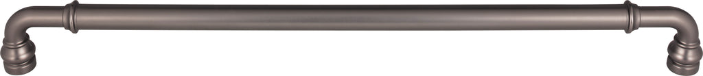 Top Knobs Brixton Series 18"(457mm) CC Appliance Pull, Ash Gray