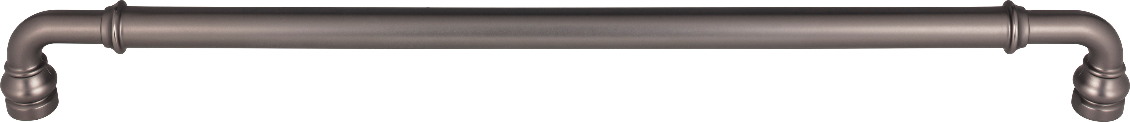Top Knobs Brixton Series 18"(457mm) CC Appliance Pull, Ash Gray