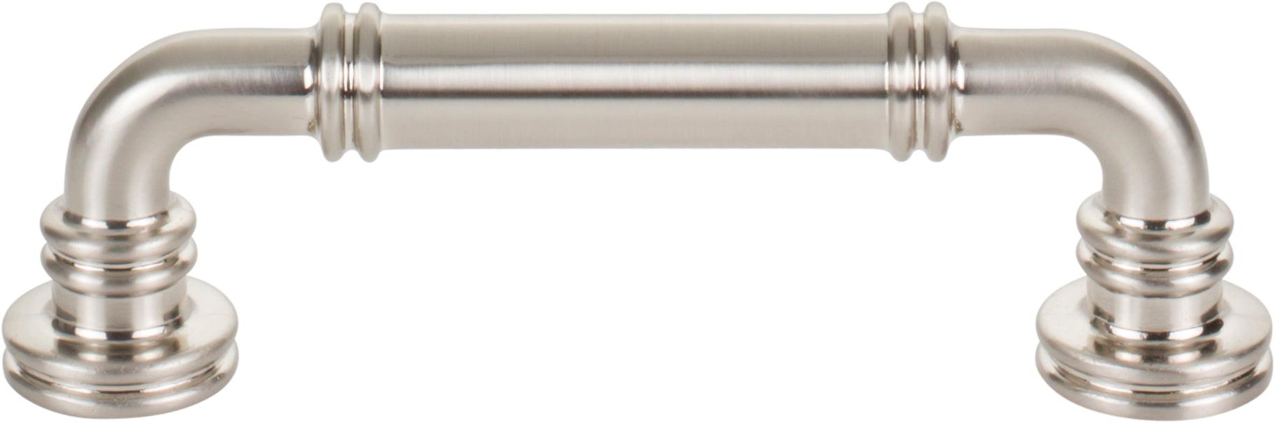 Top Knobs Cranford Series 3-3/4"(95mm) CC Pull, Brushed Satin Nickel