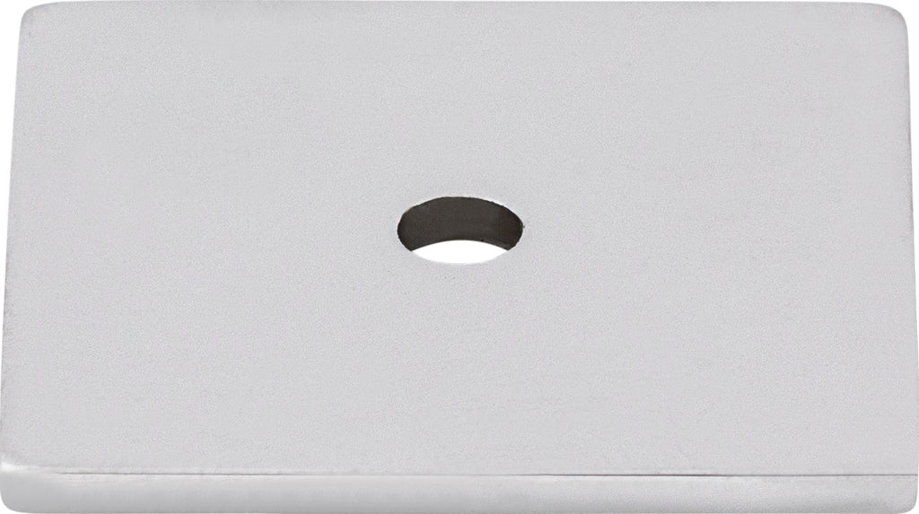 Top Knobs Square Series 1-1/4"L Backplate, Polished Chrome