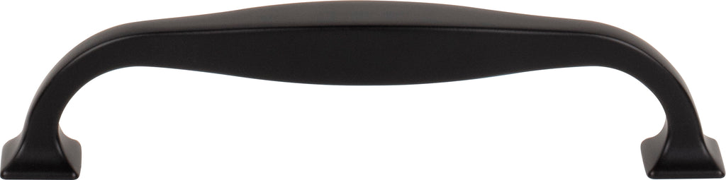 Top Knobs Contour Series 5-1/16"(128mm) CC Pull, Flat Black