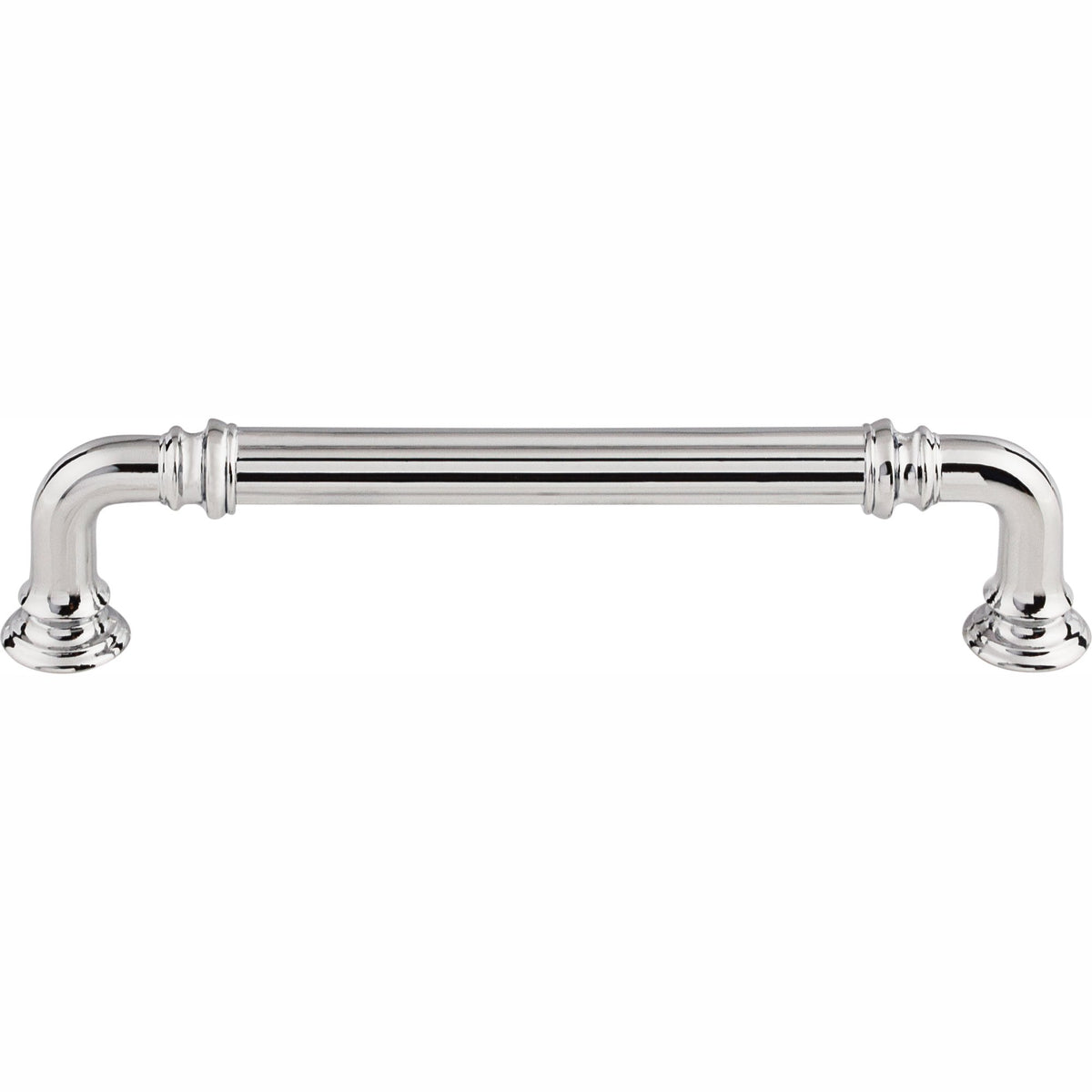 Top Knobs Reeded Series 5"(127mm) CC Pull, Polished Chrome
