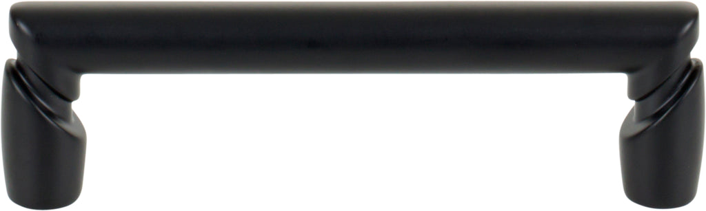 Top Knobs Florham Series 3-3/4"(95mm) CC Pull, Flat Black