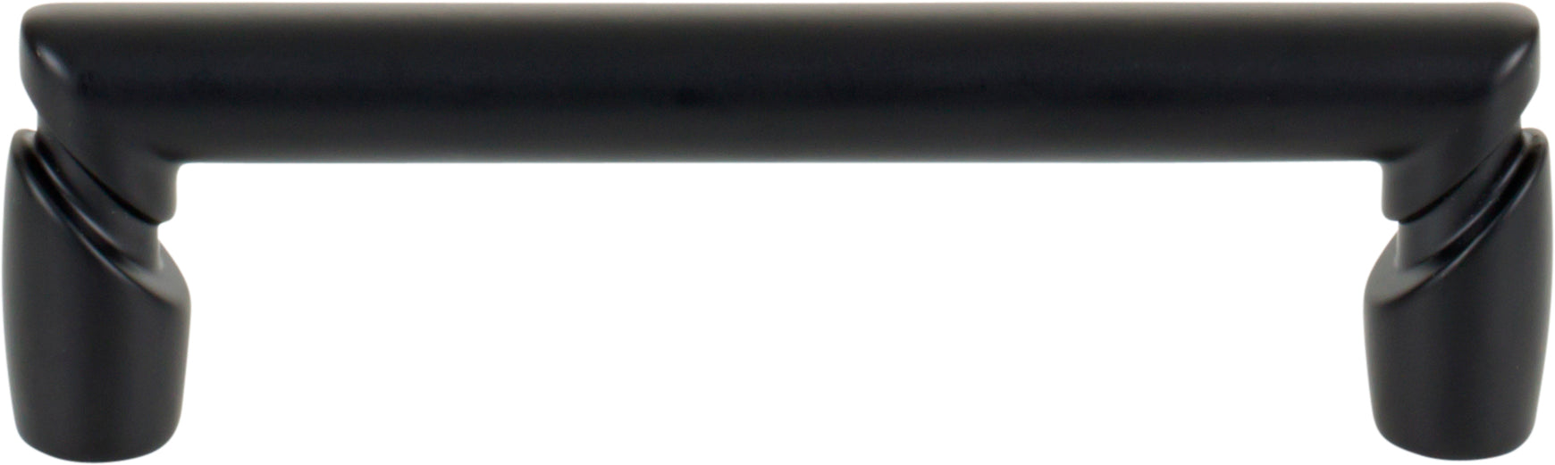 Top Knobs Florham Series 3-3/4"(95mm) CC Pull, Flat Black