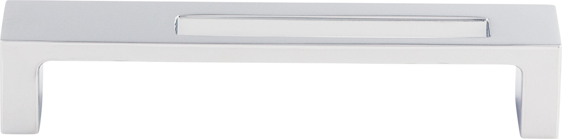 Top Knobs Modern Metro Series 5"(127mm) CC Slot Pull, Polished Chrome