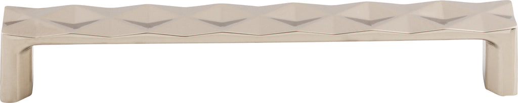 Top Knobs Quilted Series 6-5/16"(160mm) CC Pull, Polished Nickel