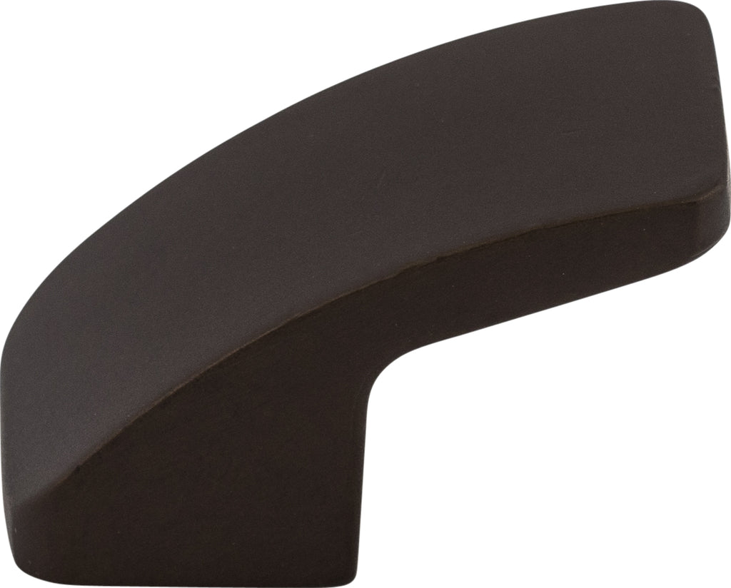 Top Knobs Thumb Series 1-1/4"L Knob, Flat Black