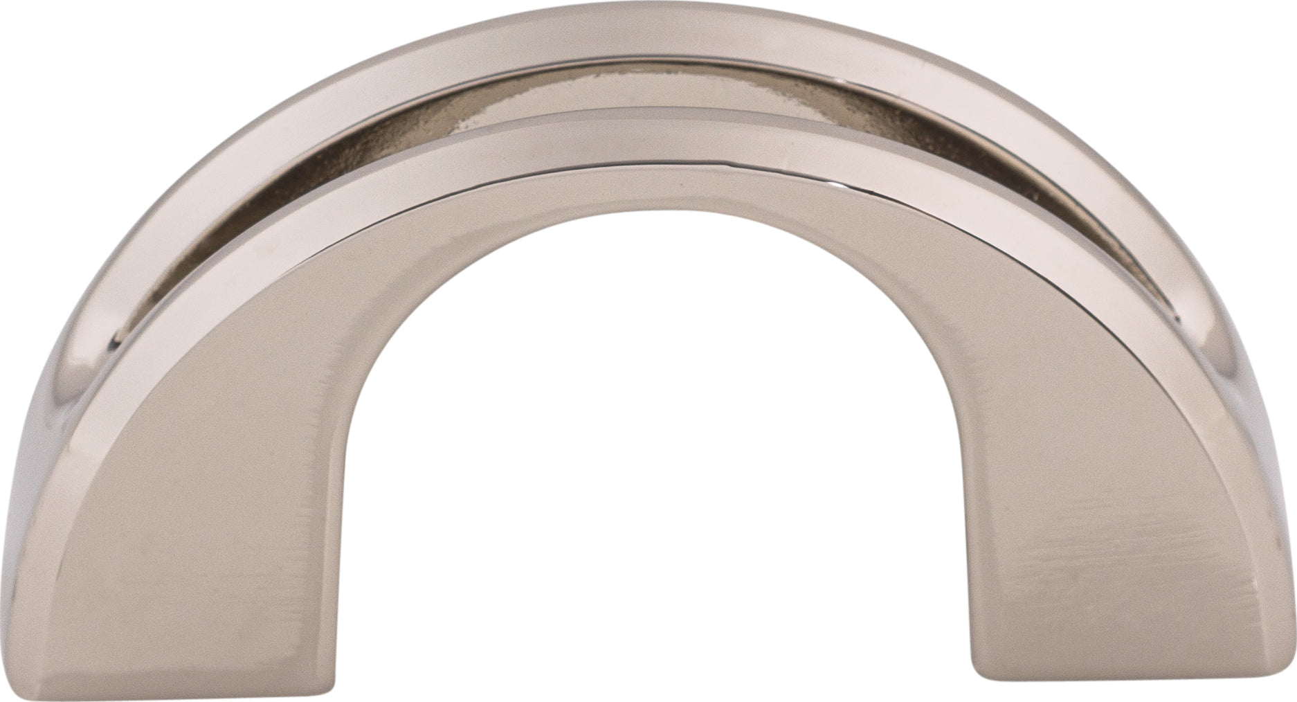 Top Knobs Tango Series 1-1/4"(32mm) CC U Pull, Polished Nickel