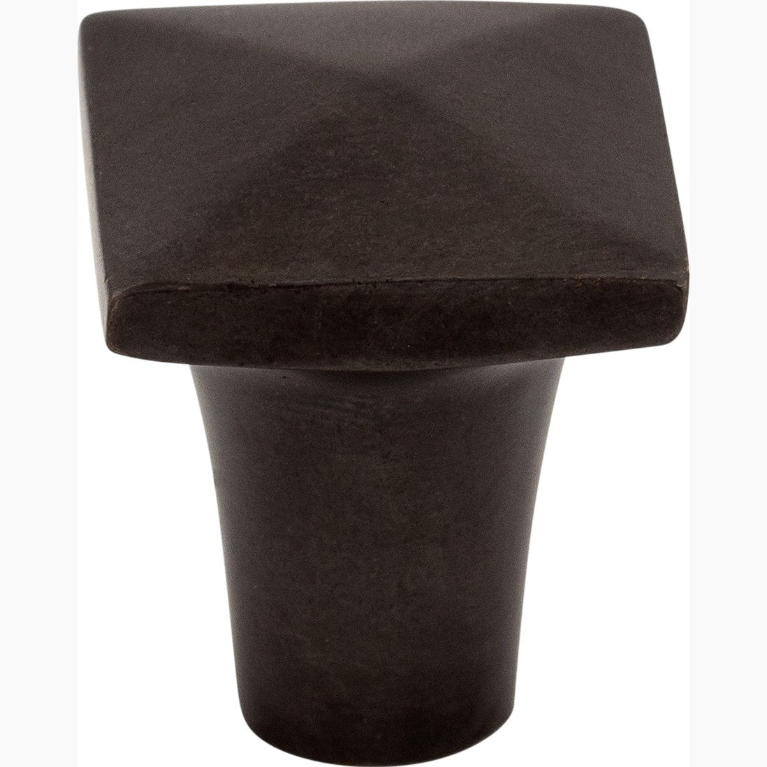 Top Knobs Aspen Square Series 7/8"L Knob, Medium Bronze