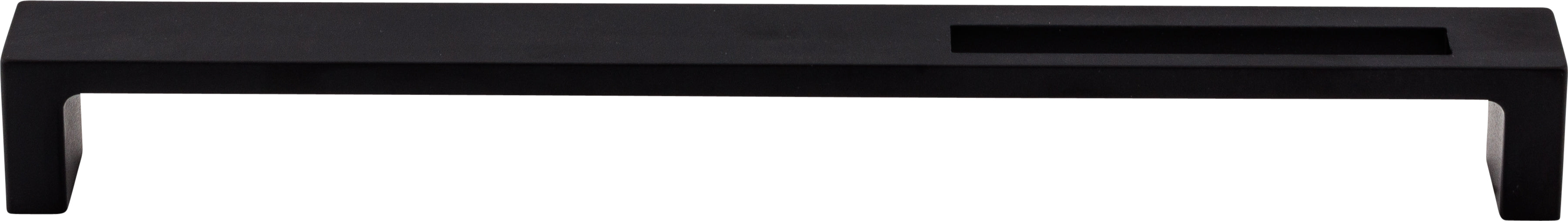 Top Knobs Modern Metro Series 9"(229mm) CC Slot Pull, Flat Black