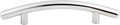 Top Knobs Curved Series 3-3/4"(95mm) CC Bar Pull, Polished Chrome