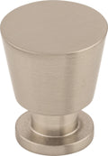 Top Knobs Rocks Series 7/8"L Knob, Brushed Satin Nickel