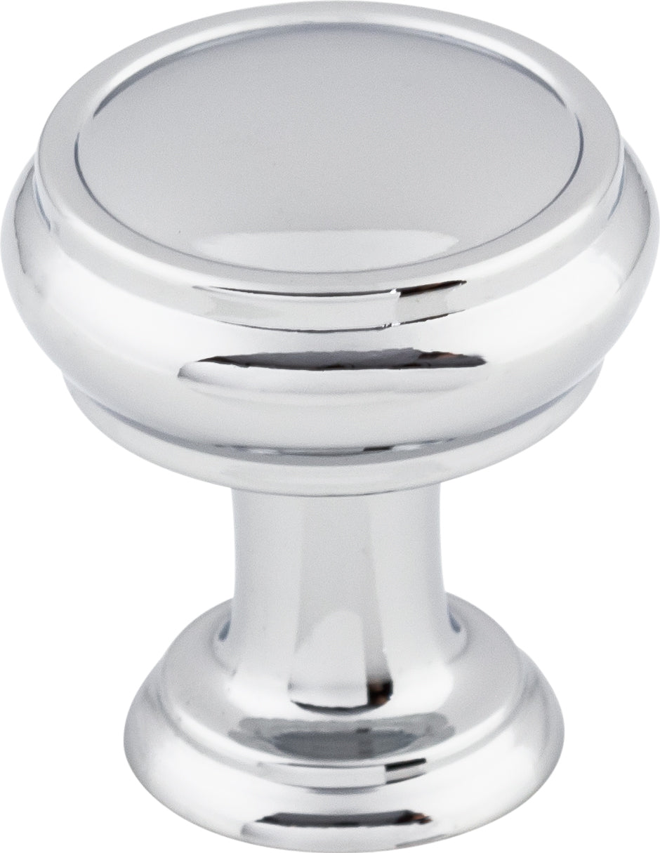 Top Knobs Eden Series 1"L Knob, Polished Chrome