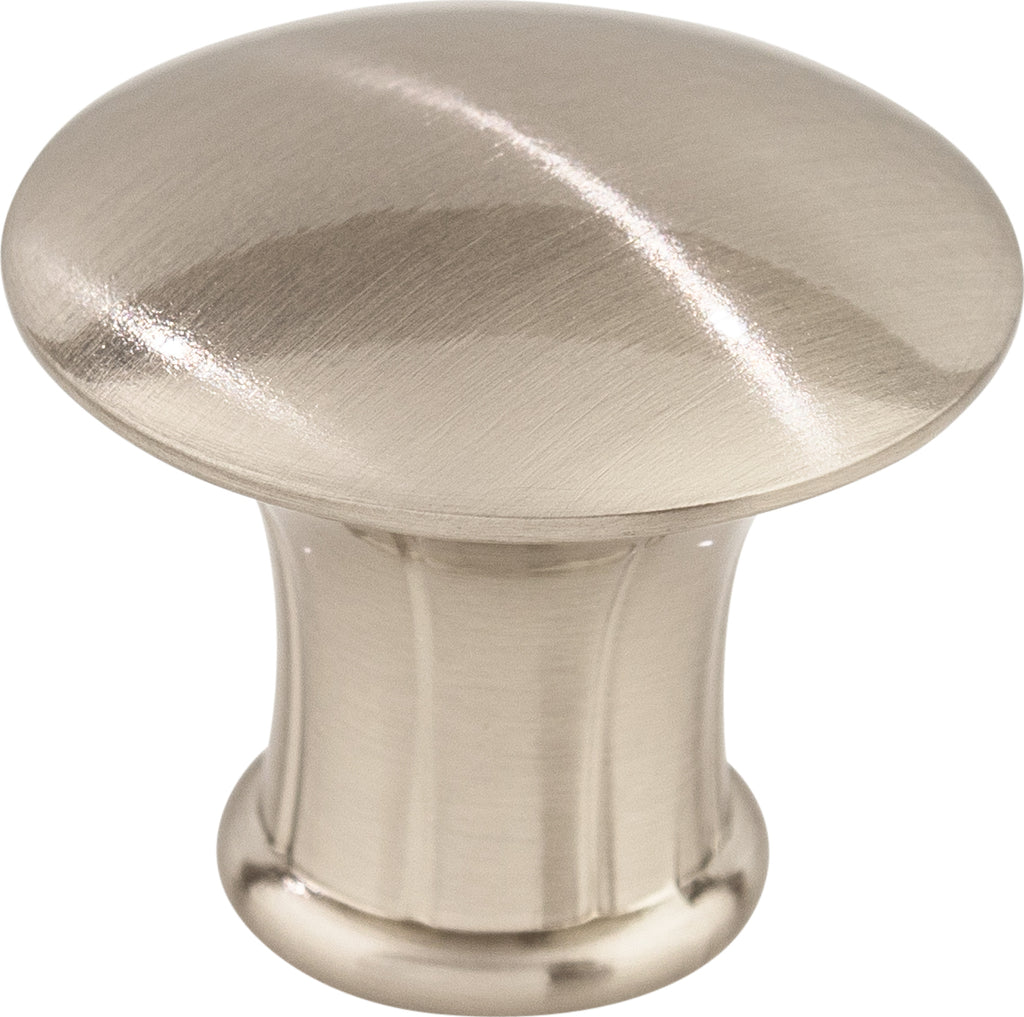 Top Knobs Lund Series 1-1/4"L Knob, Brushed Satin Nickel