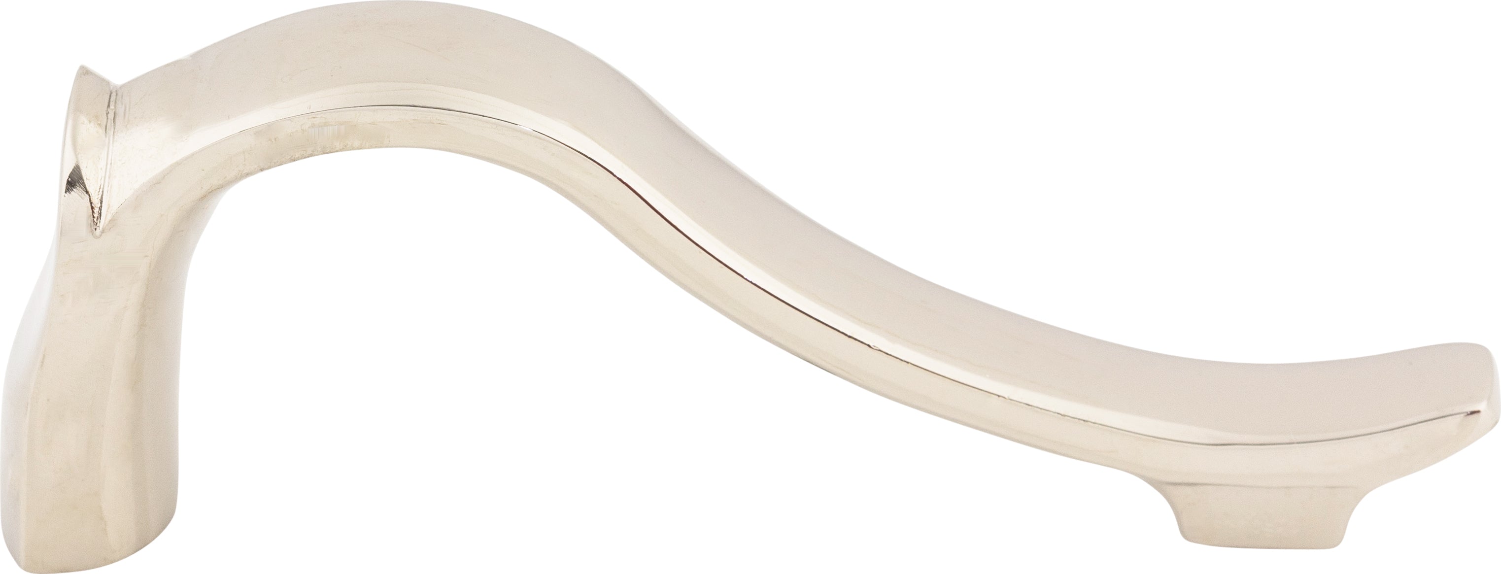 Top Knobs Dover Series 2-1/2"(64mm) CC Latch Pull, Polished Nickel