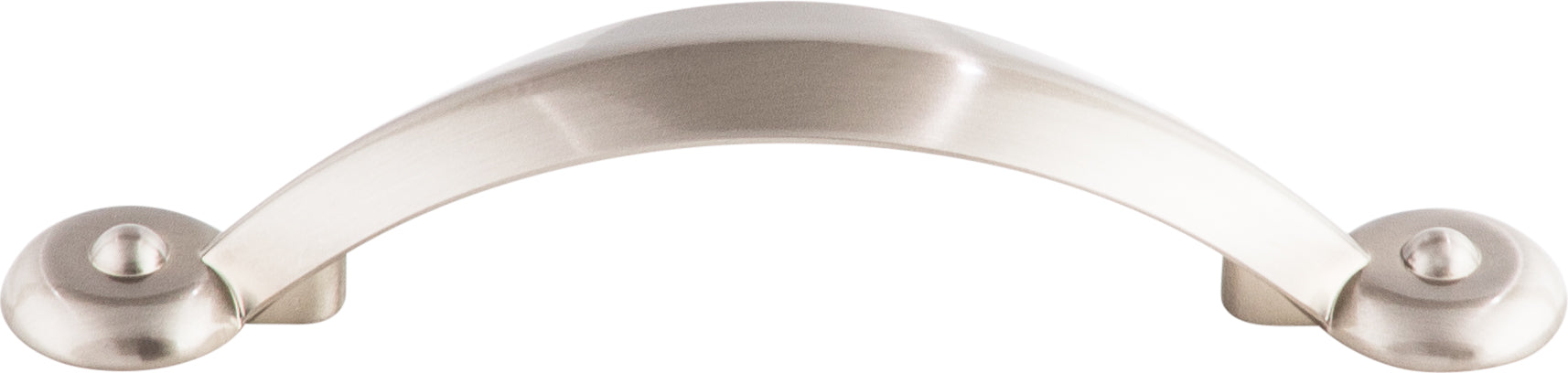 Top Knobs Angle Series 3"(76mm) CC Pull, Brushed Satin Nickel