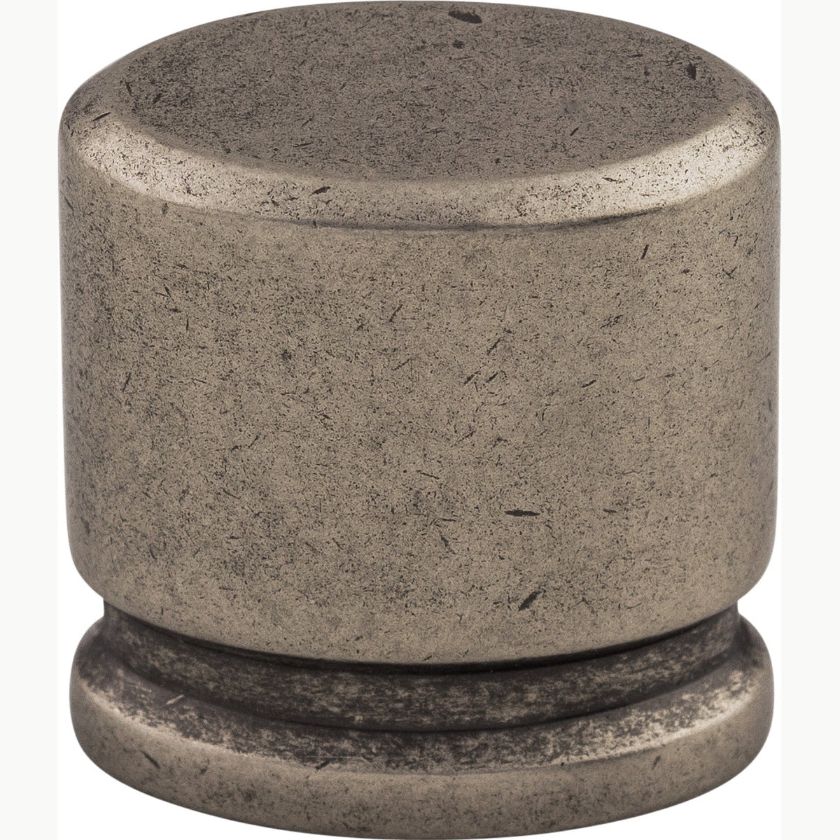 Top Knobs Oval Series 1-1/8"L Knob, Pewter Antique