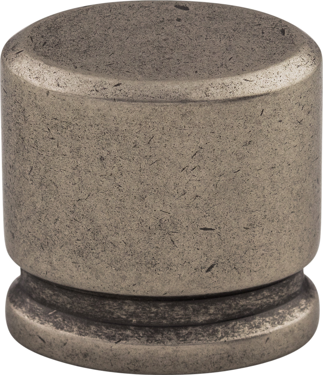 Top Knobs Oval Series 1-1/8"L Knob, Pewter Antique