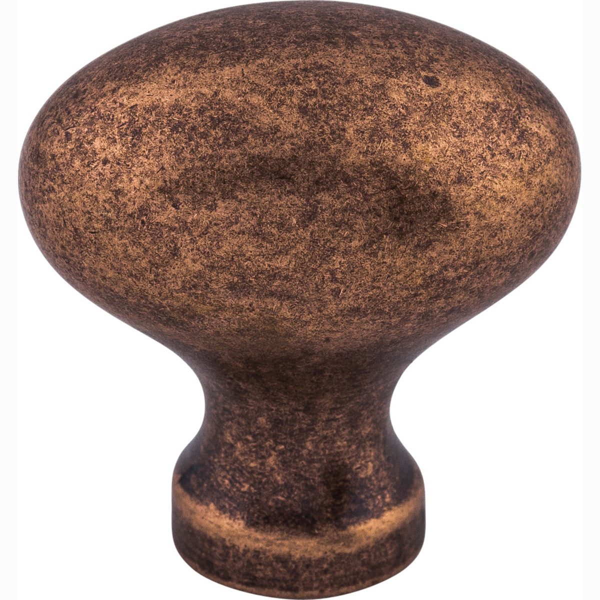 Top Knobs Egg Series 1-1/4"L Knob, Old English Copper