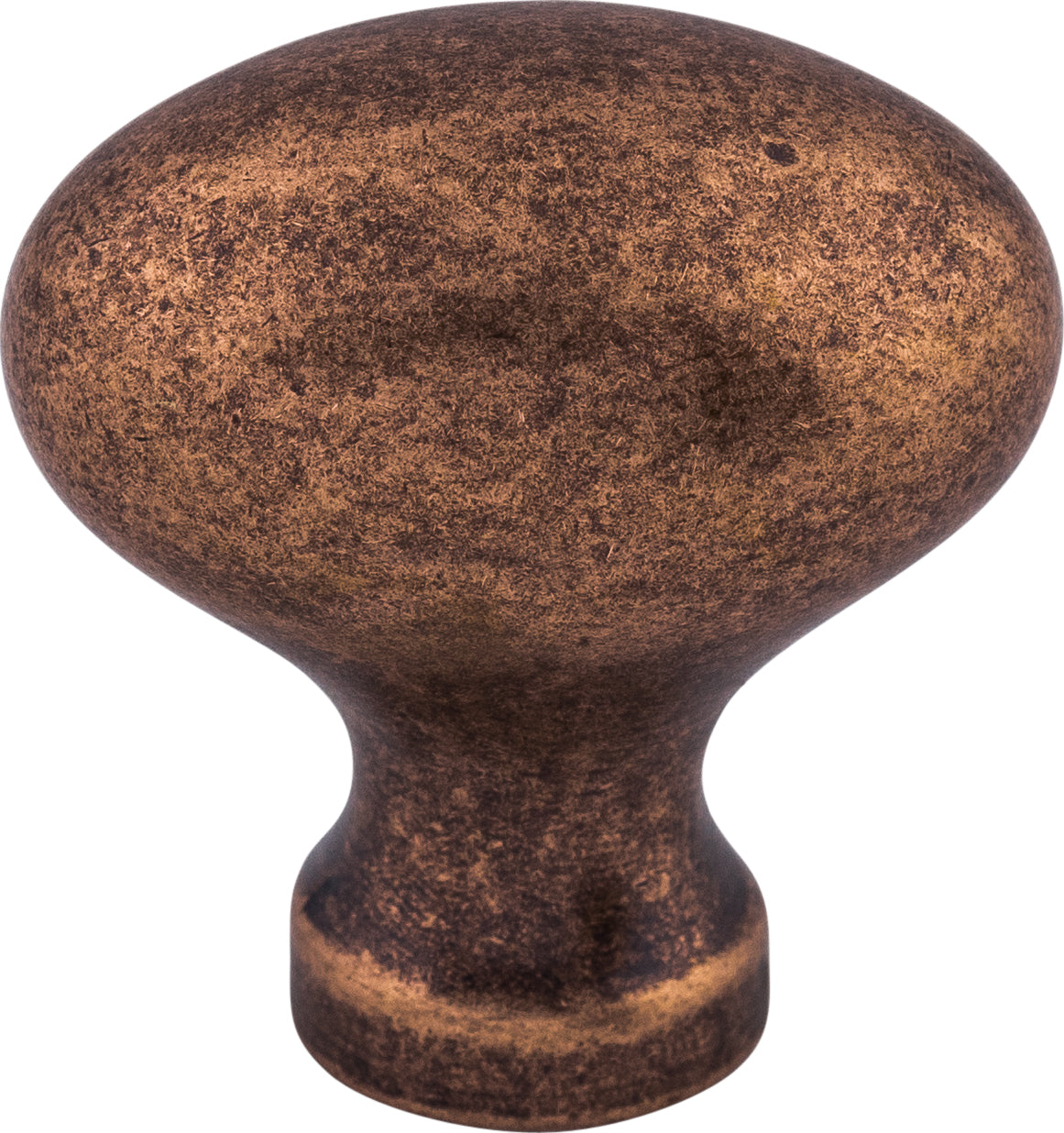 Top Knobs Egg Series 1-1/4"L Knob, Old English Copper