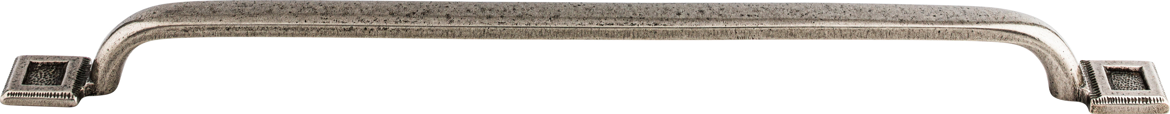 Top Knobs Square Inset Series 12"(304mm) CC Pull, Cast Iron