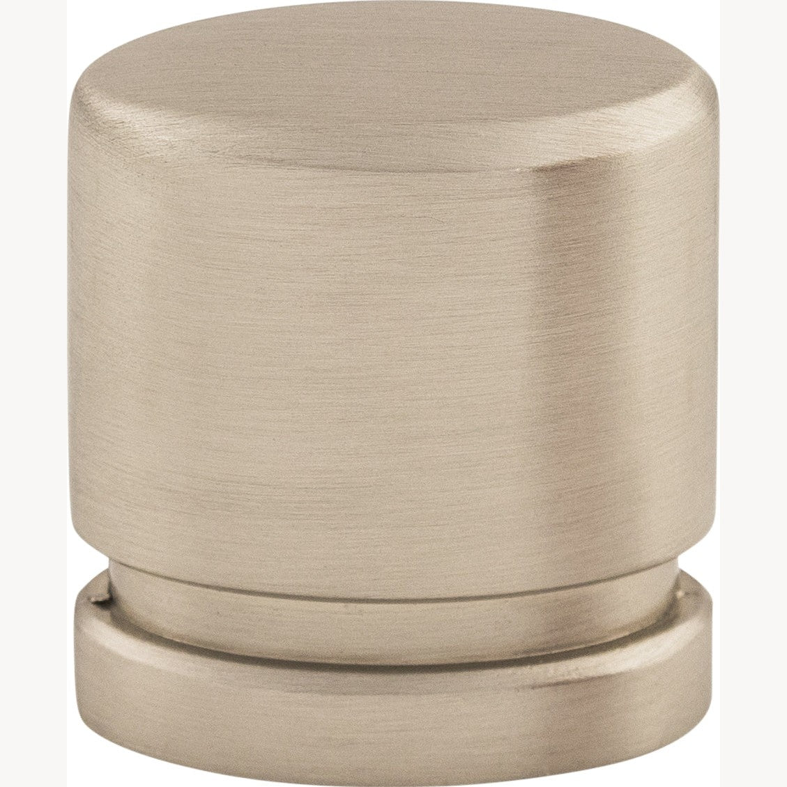 Top Knobs Oval Series 1"L Knob, Brushed Satin Nickel