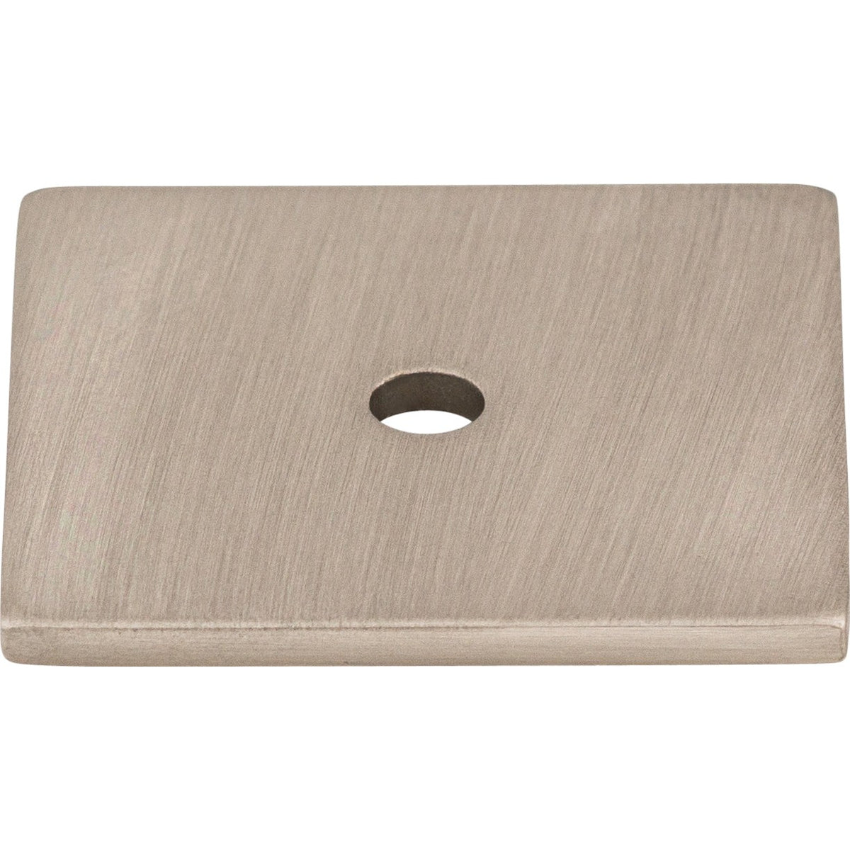 Top Knobs Square Series 1-1/4"L Backplate, Brushed Satin Nickel