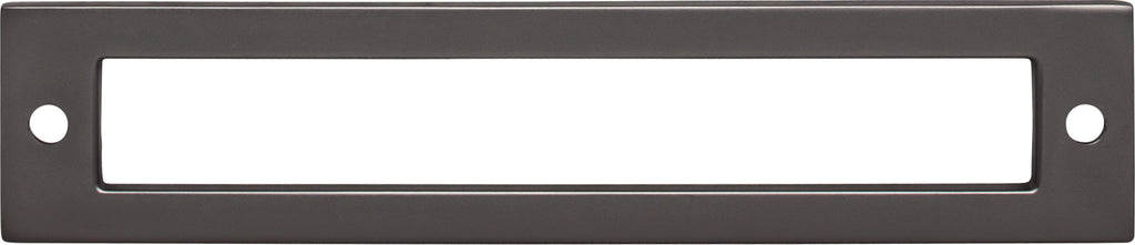 Top Knobs Hollin Series 5-1/16"(128mm) CC Backplate, Ash Gray