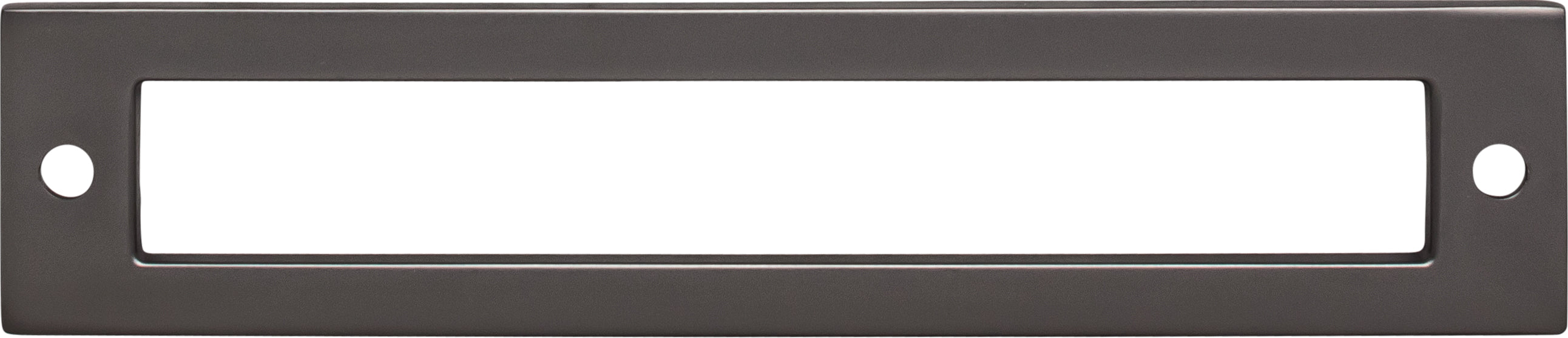 Top Knobs Hollin Series 5-1/16"(128mm) CC Backplate, Ash Gray