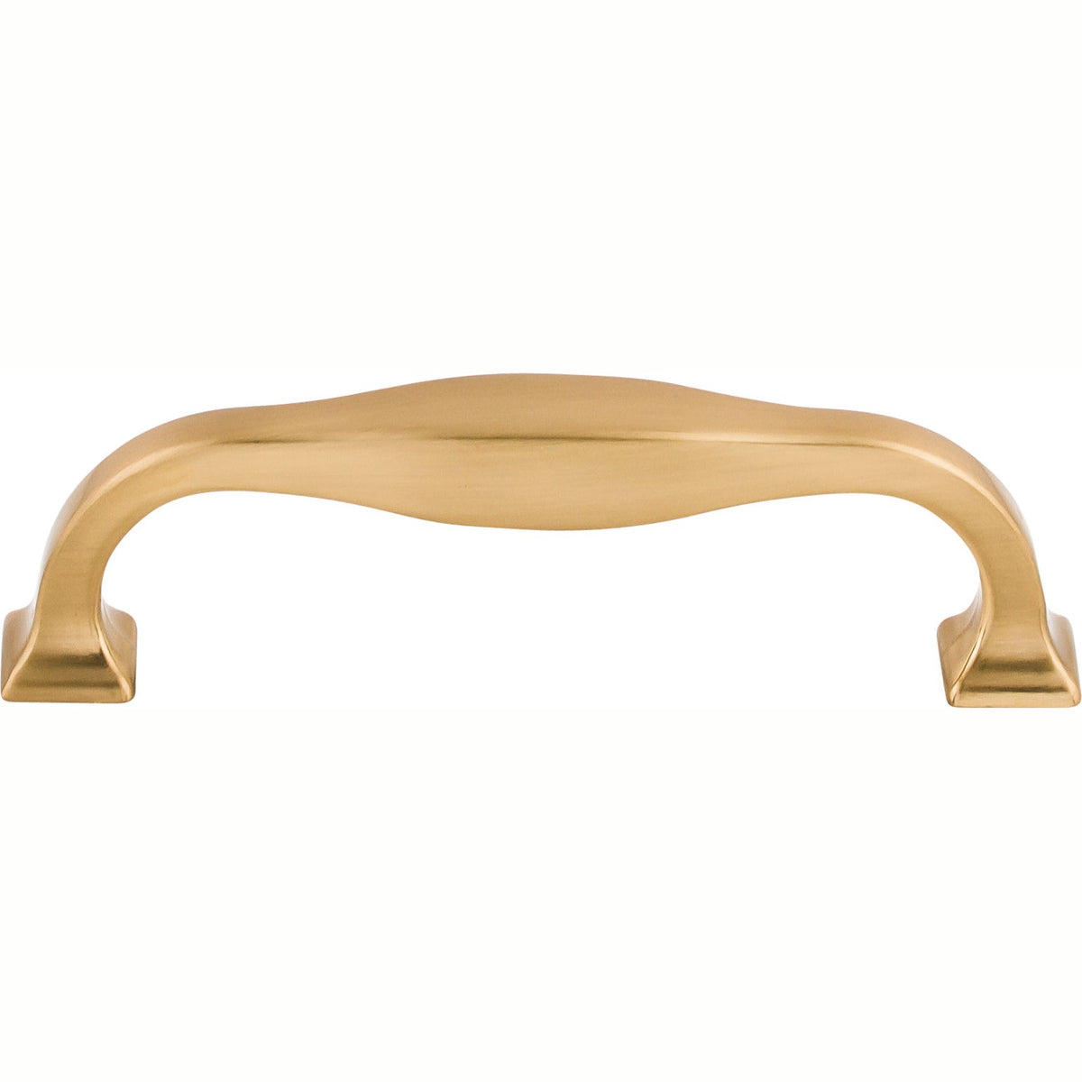 Top Knobs Contour Series 3-3/4"(95mm) CC Pull, Honey Bronze