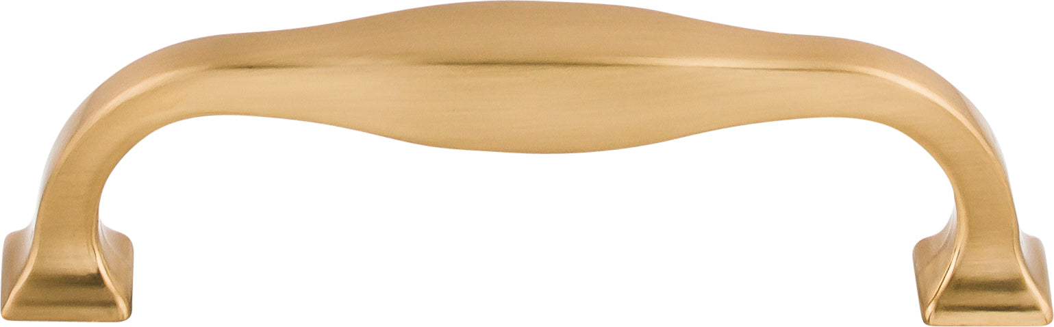 Top Knobs Contour Series 3-3/4"(95mm) CC Pull, Honey Bronze