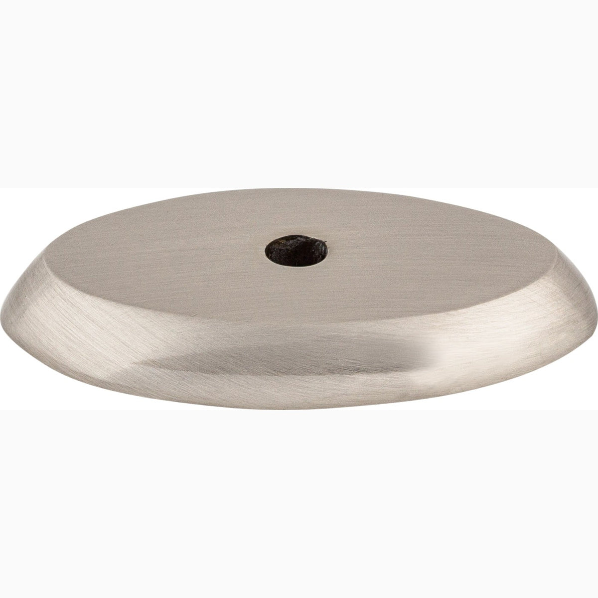 Top Knobs Aspen II Backplate Series 1-1/2"L Oval, Brushed Satin Nickel