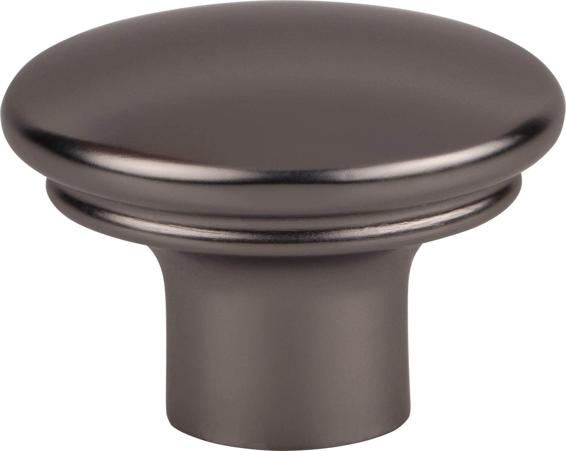 Top Knobs Julian Series 1-3/8"L Oval Knob, Ash Gray