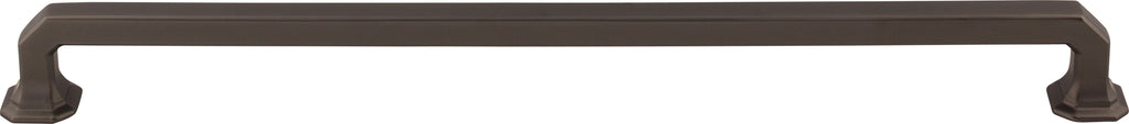 Top Knobs Emerald Series 12"(304mm) CC Appliance Pull, Ash Gray