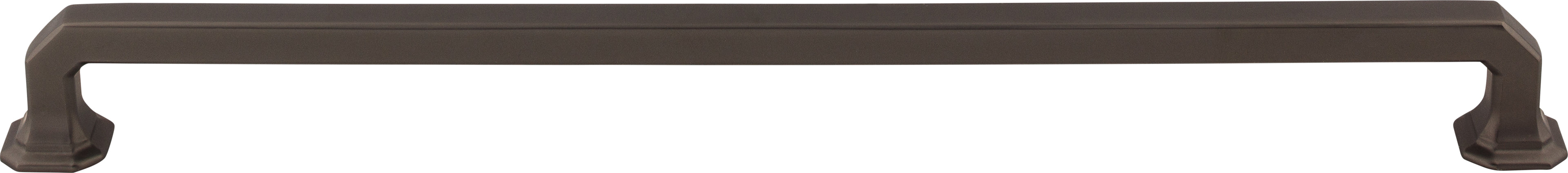 Top Knobs Emerald Series 12"(304mm) CC Appliance Pull, Ash Gray