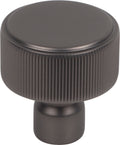 Top Knobs Dempsey Series 1-1/4"L Round Knob, Ash Gray