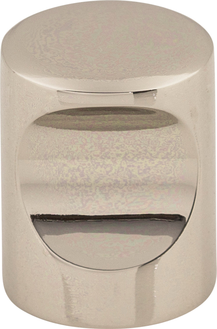 Top Knobs Indent Series 3/4"L Knob, Polished Nickel