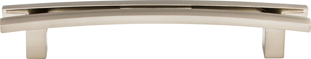 Top Knobs Flared Series 5"(127mm) CC Pull, Brushed Satin Nickel