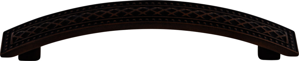 Top Knobs Trevi Series 5"(127mm) CC Crest Pull, Patina Rouge