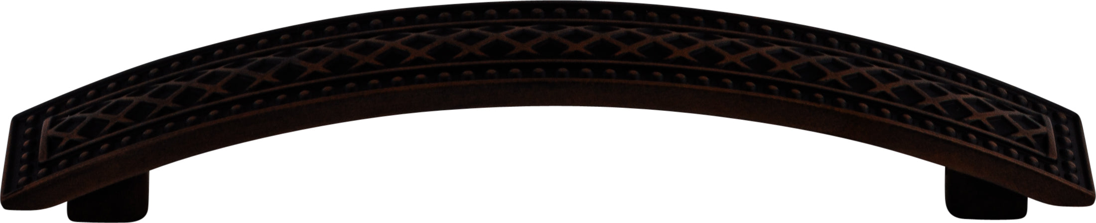 Top Knobs Trevi Series 5"(127mm) CC Crest Pull, Patina Rouge