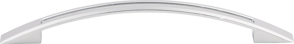 Top Knobs Tango Series 6-5/16"(160mm) CC Cut Out Pull, Polished Chrome