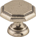 Top Knobs Devon Series 1-1/4"L Knob, Pewter Antique