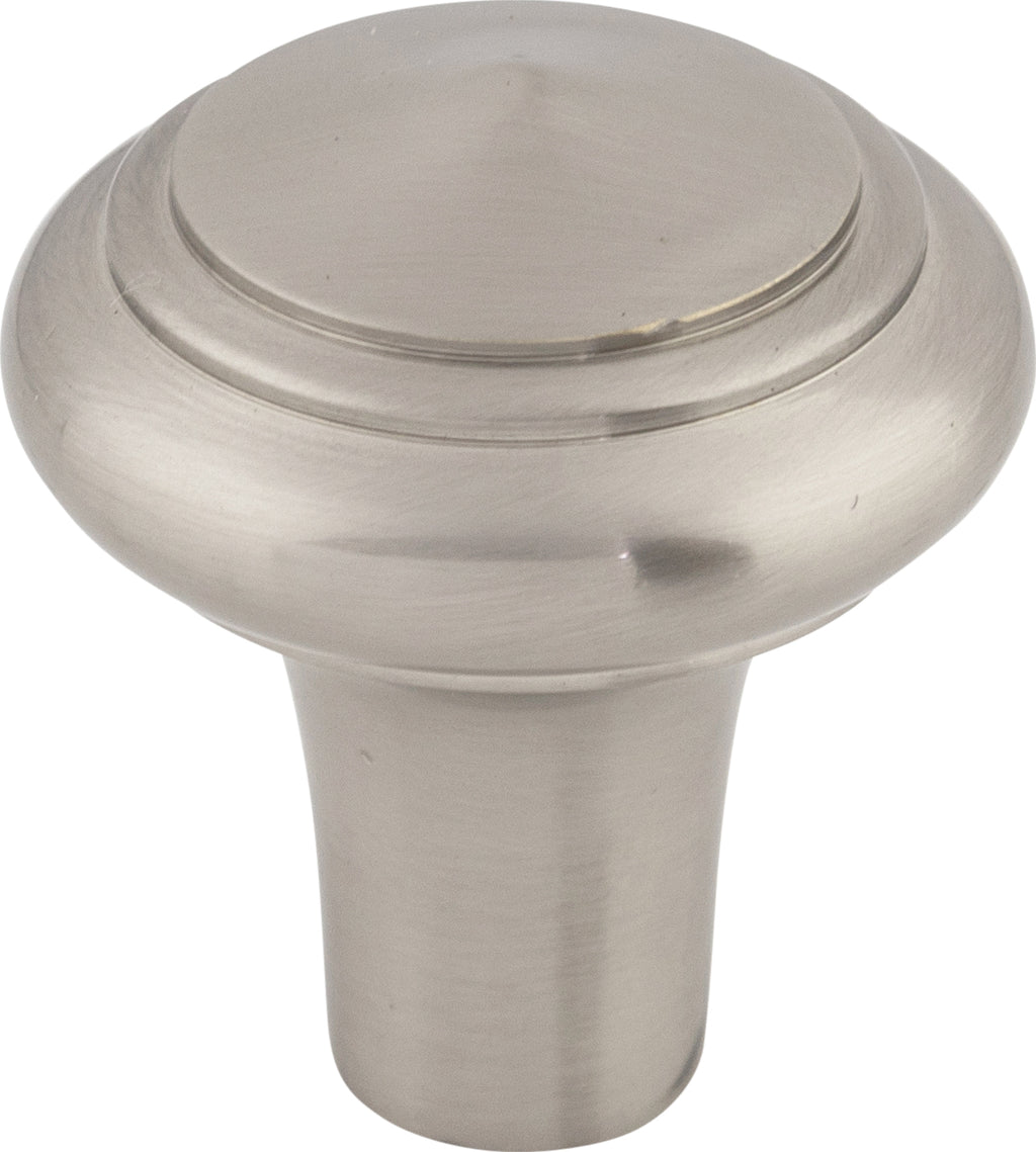 Top Knobs Aspen II Peak Series 1-1/4"L Knob, Brushed Satin Nickel