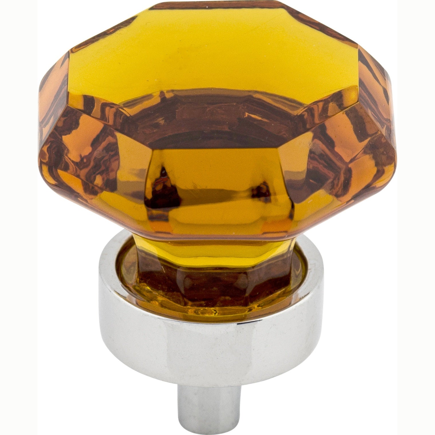 Top Knobs Wine Octagon Crystal Series 1-3/8"L Knob, 