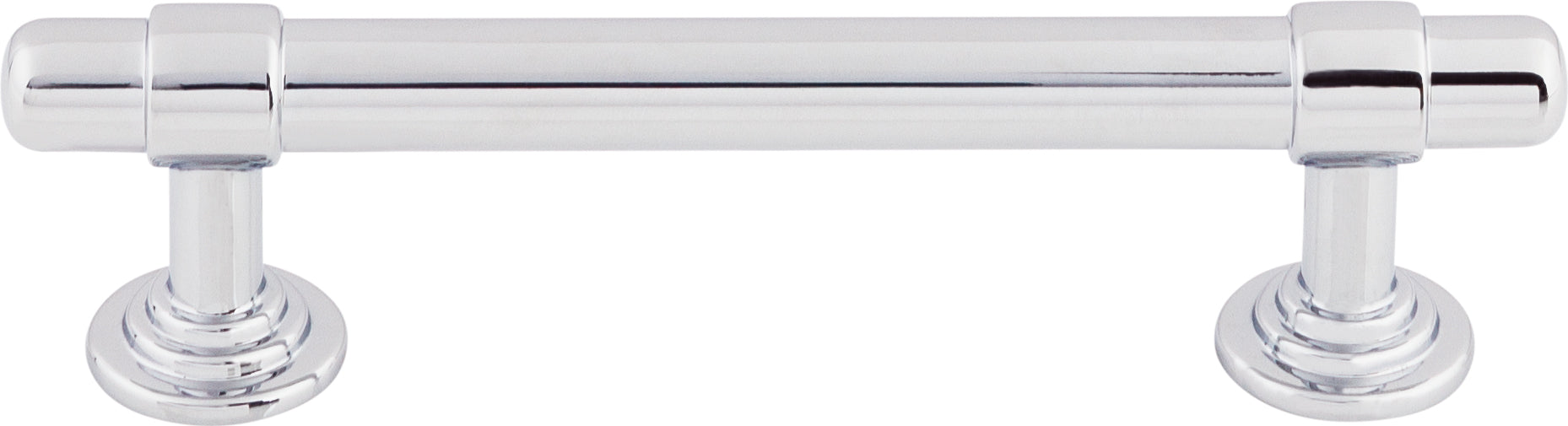Top Knobs Ellis Series 3-3/4"(95mm) CC Pull, Polished Chrome