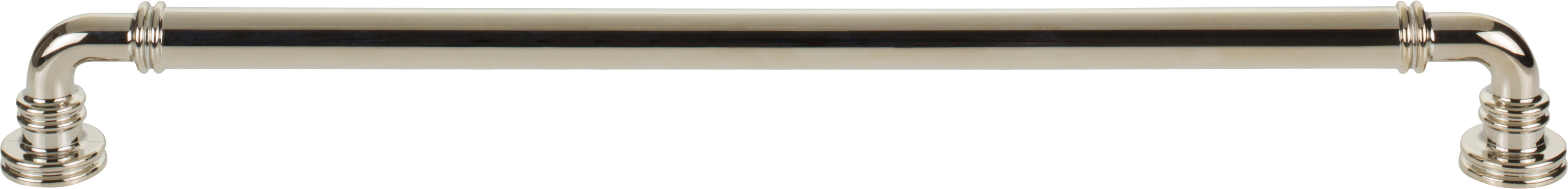 Top Knobs Cranford Series 12"(304mm) CC Pull, Polished Nickel