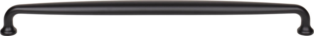 Top Knobs Charlotte Series 12"(304mm) CC Pull, Flat Black 