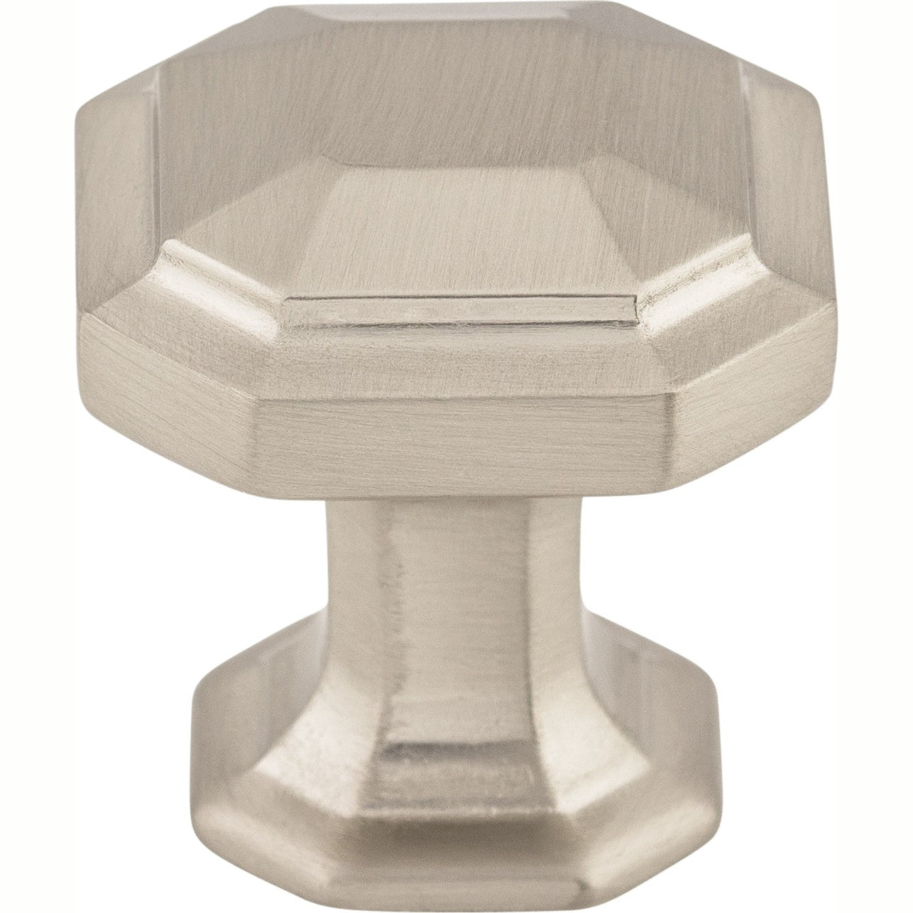 Top Knobs Emerald Series 1-1/8"L Knob, Brushed Satin Nickel